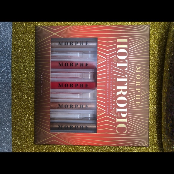 BNIB! Morphe Hot Tropic 5 Piece Lip Gloss Collect. - Picture 2 of 5